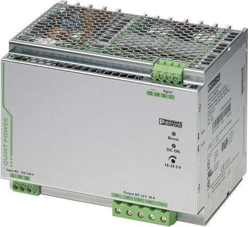 Phoenix Contact Hutschienen-Netzteil 2866789, 24 V/DC, 40 A, 18 W, Grau - Bild 1