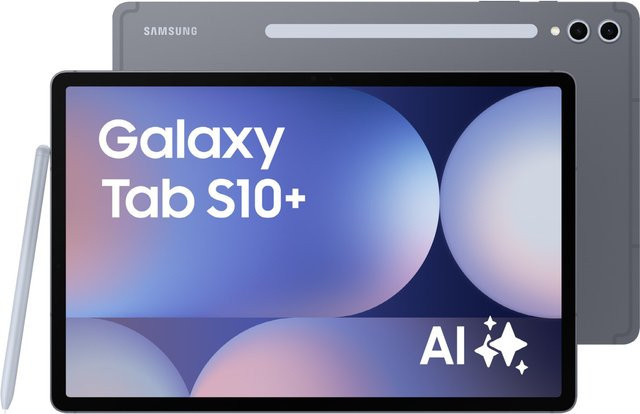 Samsung Galaxy Tab S10+ WiFi Tablet grau, 12,4 Zoll Display, 256 GB Speicher, 12 GB RAM, Android - Bild 1