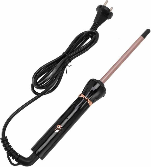 Wosawe Lockenstab, 9mm, Keramikbeschichtung, Schwarz - Bild 1