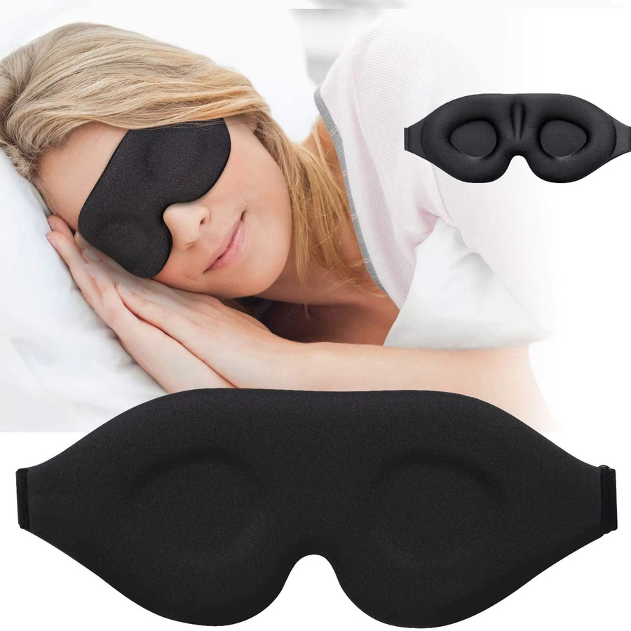 FUBEICHLY Schlafmaske, 3D verstellbar, Unisex, atmungsaktiv - Bild 4