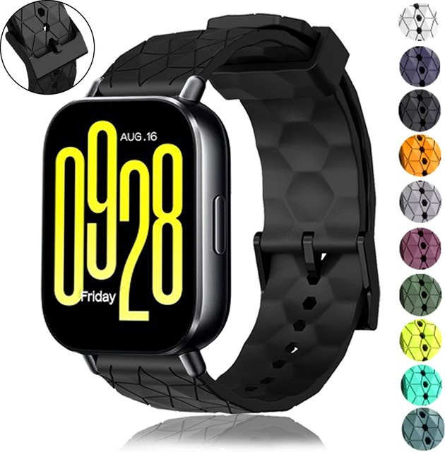 Xiaomi Smart Armband Silikon, 22 mm, Schwarz, Redmi Watch 5 Active/Lite - Bild 1
