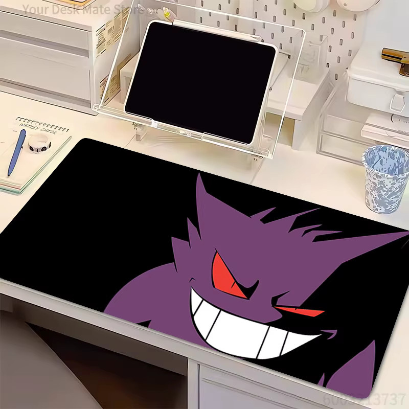 Bandai Pokemon Gengar Mauspad als verlängerte Schreibtischunterlage für eSports mit Speed-Lock-Rand aus Gummi - Bild 1