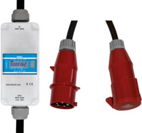 Eltako Drehstromzähler DSZ180CEE-32A MID digital, Vierleiter-Direktmessung, 10 A Nennstrom, 80 A Maximalstrom, Farbe: Weiß - Bild 1