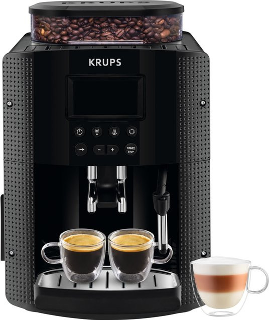 KRUPS Kaffeevollautomat EA81P0 in Schwarz mit integriertem Mahlwerk - Bild 1