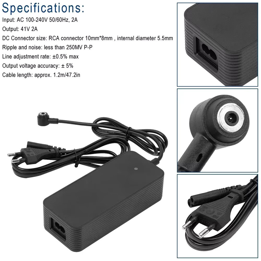 Xiaomi Akku-Ladegerät 41V 2A für elektrische Roller und Kickscooter in Schwarz - Bild 2