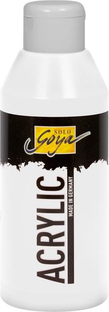 Solo Goya Acrylic in Weiß, 250 ml - Bild 1