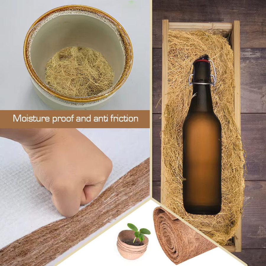 MUCIAKIE Bio-Kokosnussschalenfasern in Braun für Pflanzen, Reptilien und Vögel, 50–500 g - Bild 5