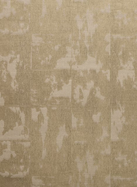 Arte International Wallpaper Glowing Patina January Sky in Gold, Silver und Beige mit abstraktem Design - Bild 1