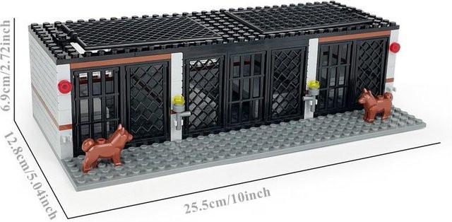 Yiran toy Militärpolizei Gefängniszelle Spielzeug schwarz 267 Teile - Bild 1