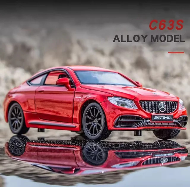 MAKEDA C63S GT63S Autos Modelle Diecast, 1:32, Metall, Gummi, Licht und Musik, ab 3 Jahre - Bild 1