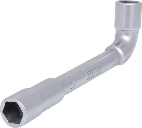 KS Tools ULTIMATEplus Doppelsteckschlüssel mit Bohrung aus Chrom-Vanadium-Stahl, Farbe: Silber, 12 mm - Bild 1