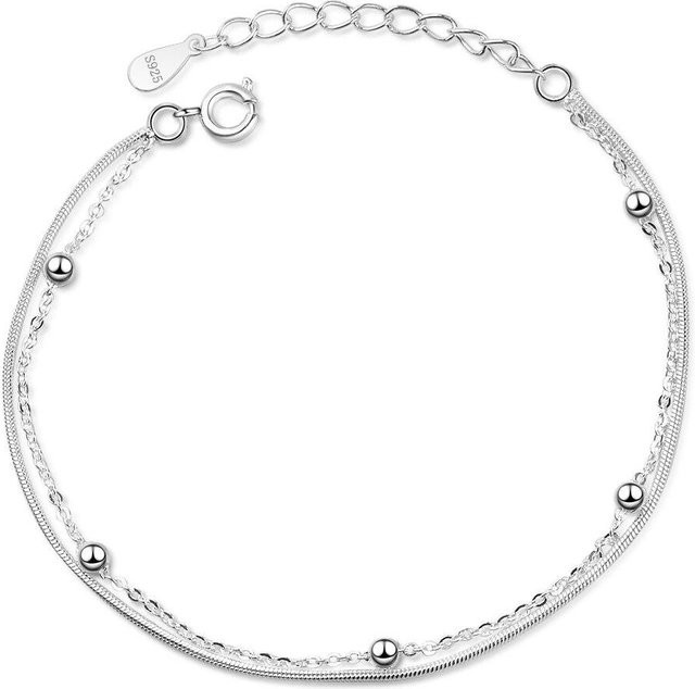 MEEKCAT Armband 925 Silber, Perle, Zirkonia, Damen, Weiß - Bild 1
