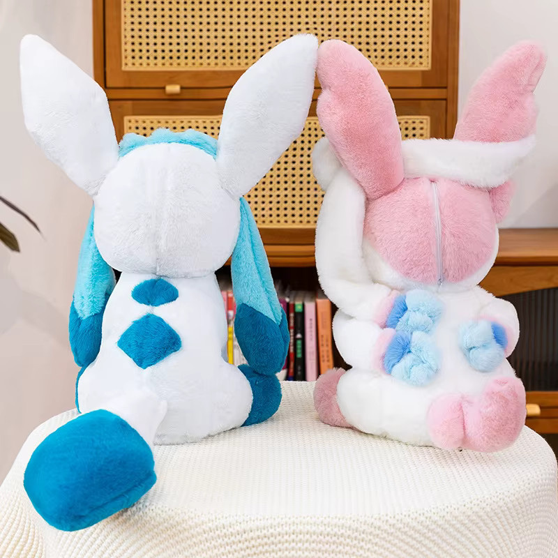 Potdemiel Pokémon Sylveon Glaceon Eevee Plüsch, Puppe, 40/80 cm - Bild 3