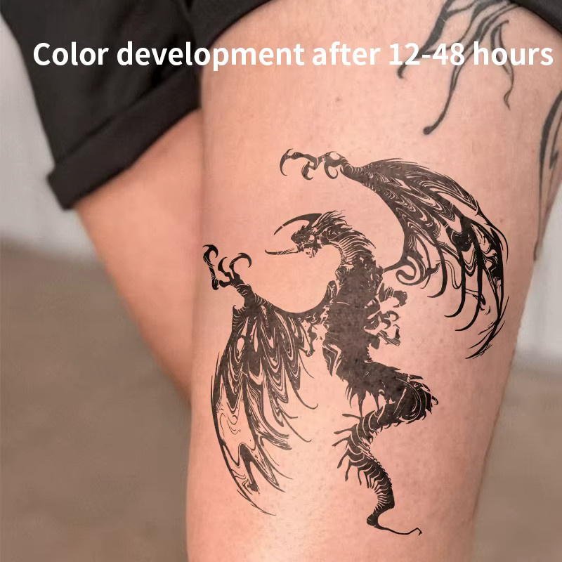 Magic Dragon Tattoo Aufkleber, Temporäre Tattoos - Bild 2