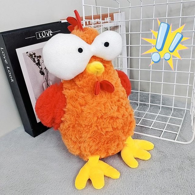 Yiran toy Schreiender Hahn, Plüschtier, 21cm, ab 3 Jahre - Bild 1