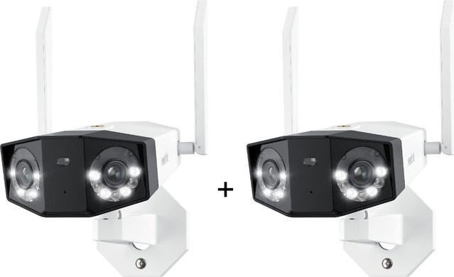 Reolink Duo Series W730 WLAN Außenkamera mit Dual-Objektiv, 2er-Set, Weiß - Bild 1