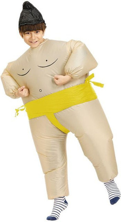 RushSike Sumo-Ringer Aufblasbares Kostüm Yellow