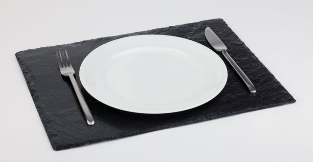 APS Untersetzer MORRA aus Naturschiefer, 4er Set, schwarz, rechteckig, B: 30 cm, T: 45 cm, H: 0,7 cm - Bild 1