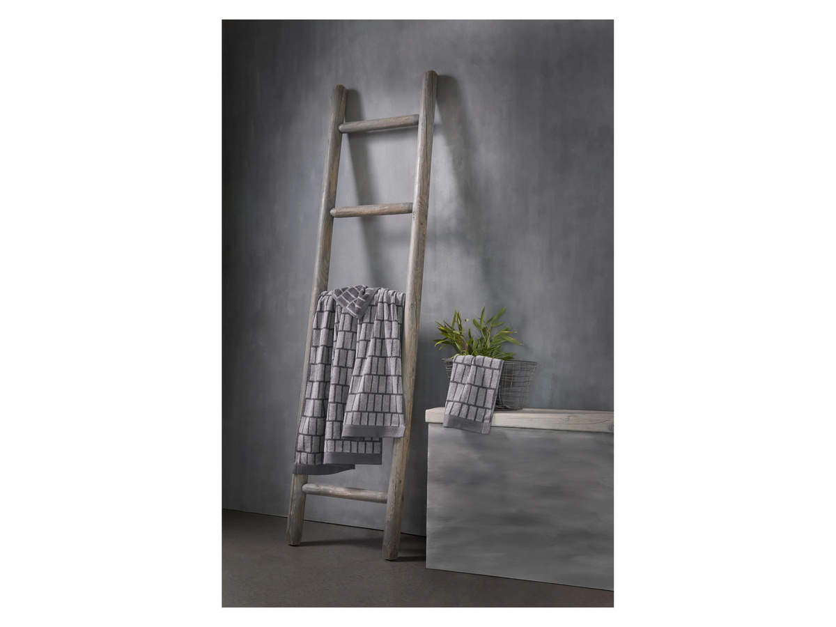 Joop Duschtuch aus Baumwolle in Grau, B: 70 cm, L: 140 cm - Bild 2