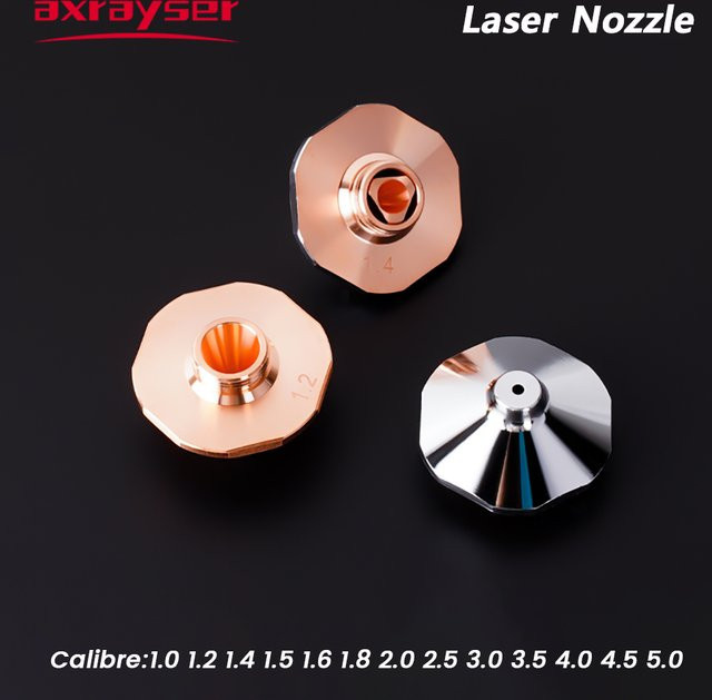 Axrayser Laserdüse für Raytools BOCI Faserlaserschneidmaschinen, Durchmesser: 28 mm, H: 15 mm, M11, Kaliber: 1.0-5.0 mm - Bild 1