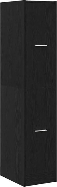vidaXL Apothekerschrank aus Holzwerkstoff in Schwarzer Eiche, B/T/H: 30 x 41 x 144,5 cm - Bild 1