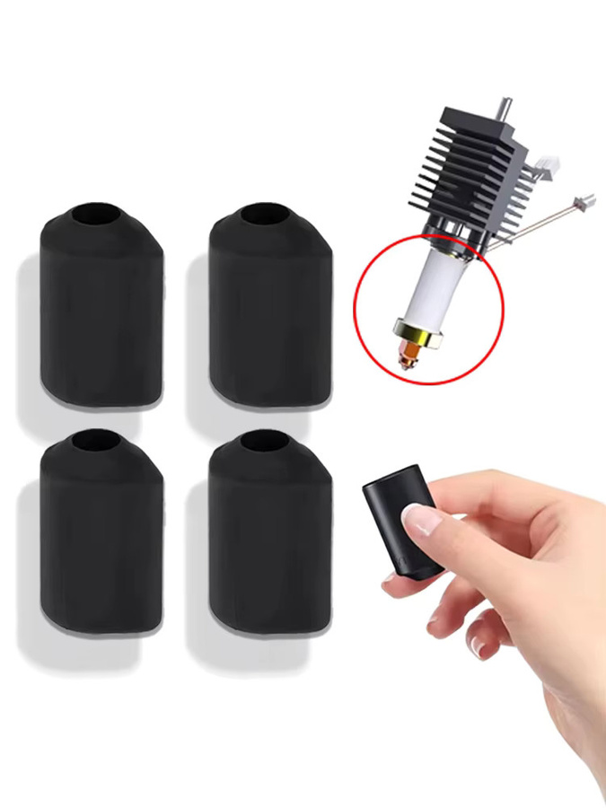 Creality Silikonsocken für K2 Plus Hotend Kit Hi Combo, schwarze Schutzhülle für den Heizblock - Bild 6