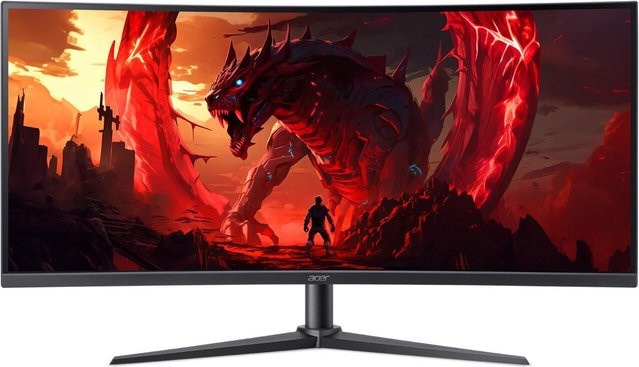 Acer Nitro XZ340CURWEbmiiphx Gaming-Monitor, Schwarz, 34 Zoll, Curved, WQHD, VA, 240 Hz, 1 ms - Bild 1