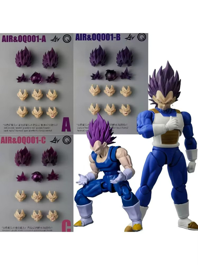 Bandai Dragon Ball Shf Super Saiyan SSJ Majin Vegeta Actionfigur, Einzelfigur - Bild 4