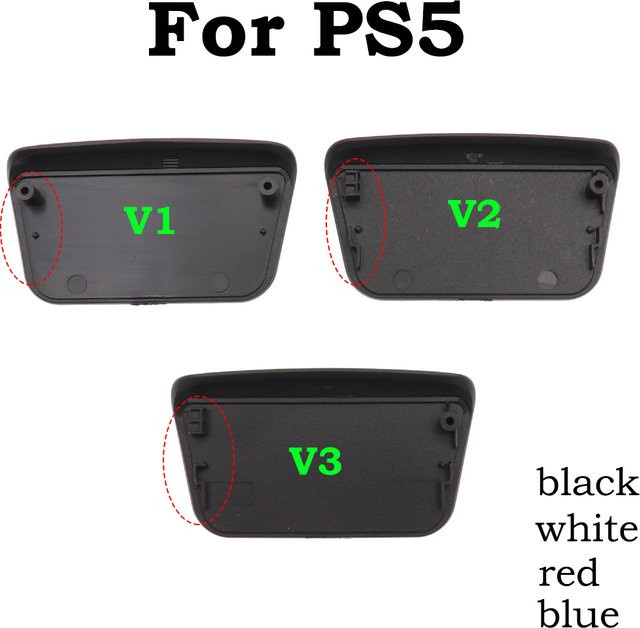 TingDong Ersatz Touchpad für PS5 V1 V2 V3 BDM-010 BDM-020 BDM-030 in Schwarz Weiß - Bild 1