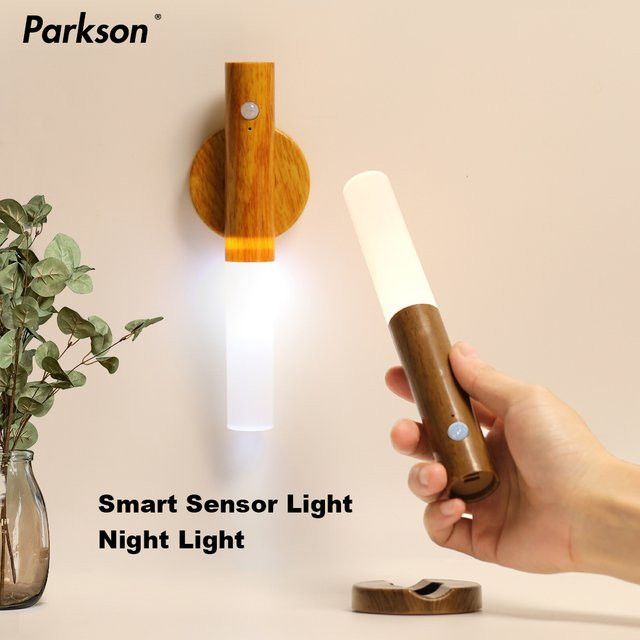 PARKSON Smart Motion Sensor LED Wandleuchte mit integriertem LED und magnetischer Befestigung für Küchenschrank und Nachtlicht - Bild 1