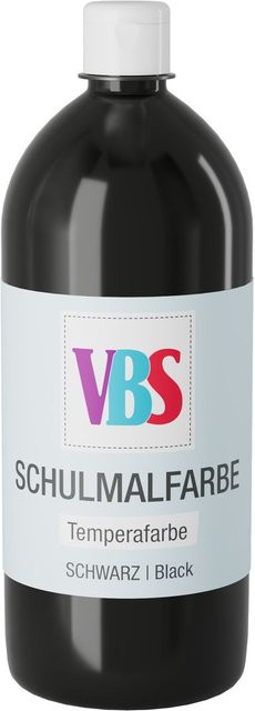 VBS Schulmalfarbe Schwarz 1000 ml - Bild 1