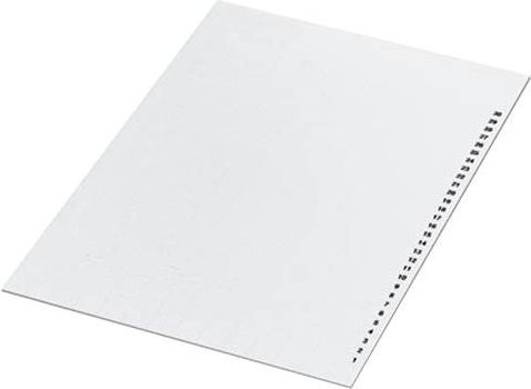 Schneider Electric NSYTRABCP1 Kabelmarkierungssystem, Weiß, 10 Stück - Bild 1