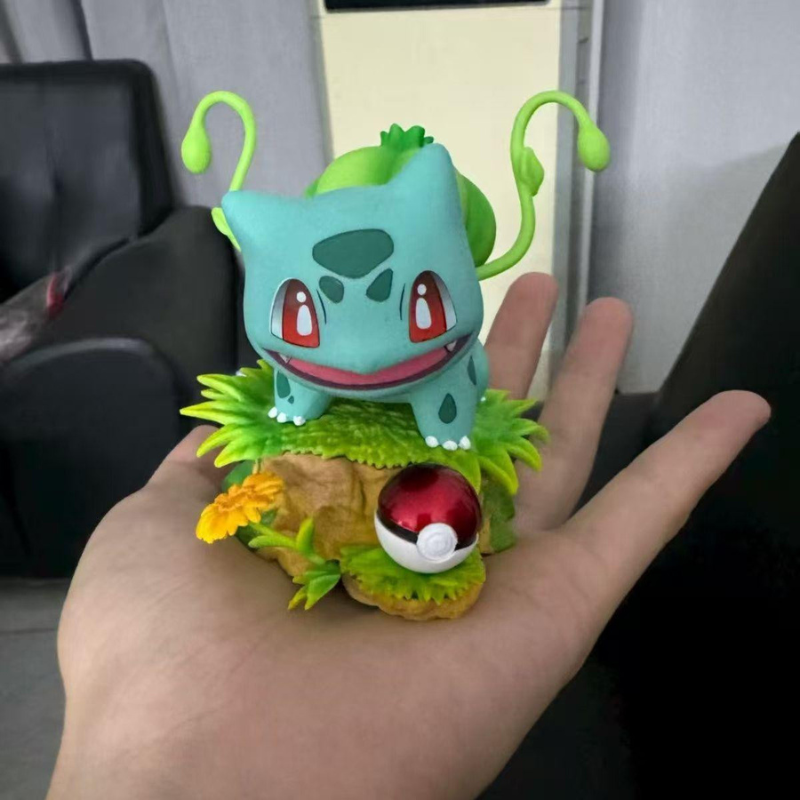 Yiran toy 1 Pokémon Bulbasaur Gengar Anime Spielzeug PVC Bunt / Mehrfarbig - Bild 4