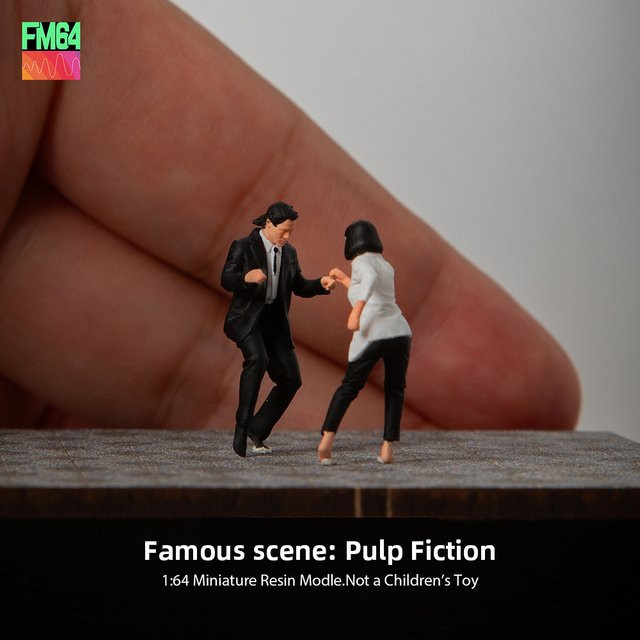Kicarmod Pulp Fiction Charakterserie, Miniatur-Szenenfigur-Modell, Einzelfigur - Bild 1