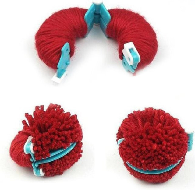 KITPIPI 8er Set Wolle Ball Maker für DIY Pompons und Plüschbälle - Bild 1