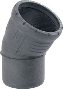 Geberit Bogen Silent Pro DN 100, 30 Grad, hochschalldämmend, grau - Bild 1