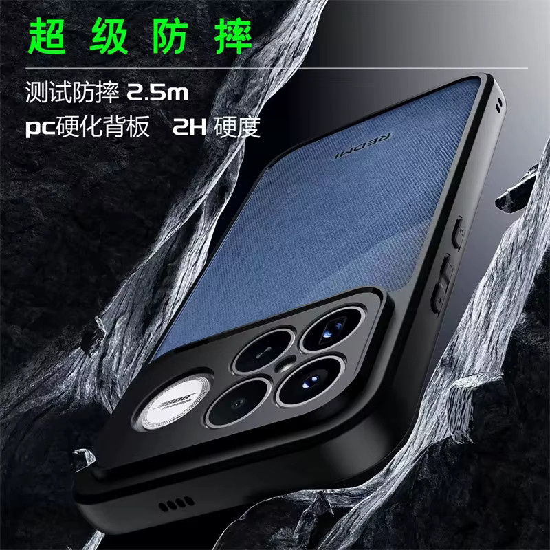 Magnetische Xiaomi Poco F8 Ultra F8 Pro F7 5G Schutzhülle mit 360 Grad drehbarem Metall-Halterring in Transparent und Matt - Bild 4