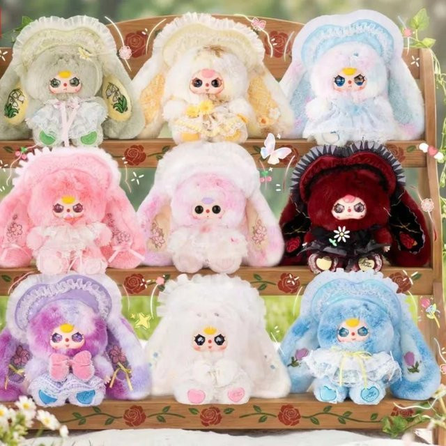 Dapiaoliang Baby Three 400% Blumen-Themen-Hasen-Plüsch-Überraschungsbox, Stoffpuppe - Bild 1