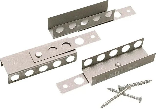 Qboard Anker für Winkelelement, 2 Stück, Silber - Bild 1
