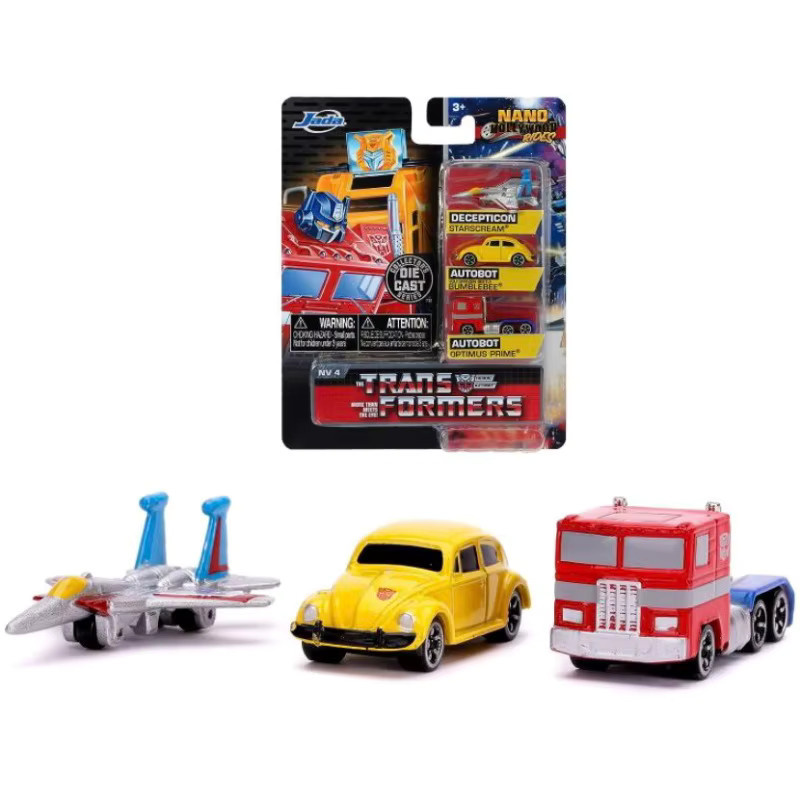 Jada Transformers Optimus Prime Bumblebee, Druckguss-Fahrzeugmodell, ab 3 Jahren - Bild 2