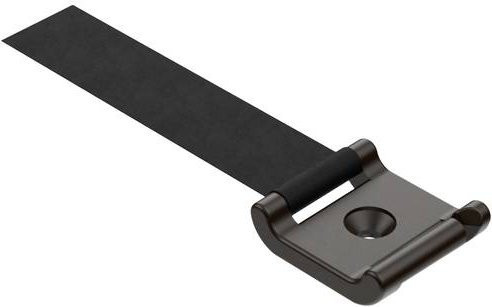 Hebotec Kabelhalter KBH 6-35 schwarz, schraubbar und steckbar, Bündel-Durchmesser 6 bis 35 mm, 10 Stück - Bild 1