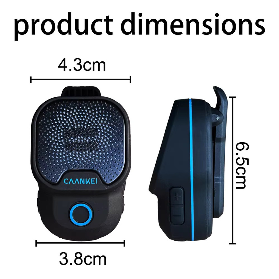 Eye4U Tragbarer Outdoor-Bluetooth-Lautsprecher mit IPX7 Wasserdichtigkeit und Mikrofon in Schwarz und Gelb - Bild 6