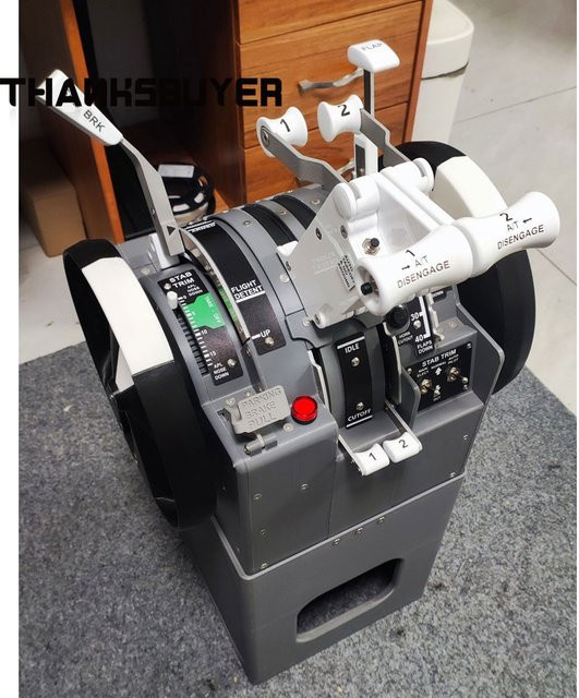 Simplayer Throttle Pro Throttle Quadrant Flugsimulator für Zibo 737-800, Grau - Bild 1