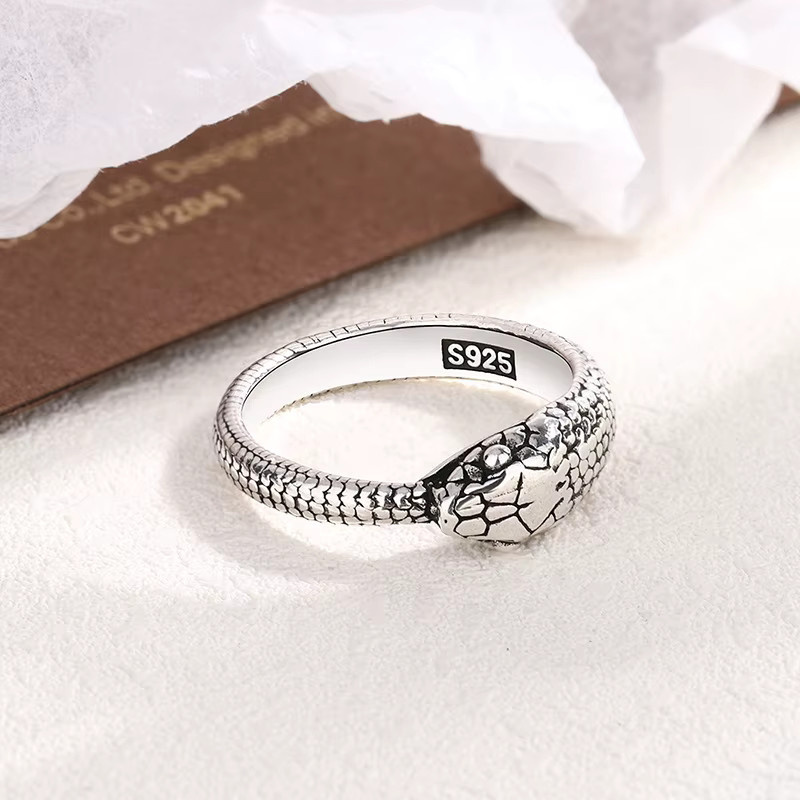 GaaBou Jewellery Schlangenringe, 925 Silber, Damen, verstellbar - Bild 3