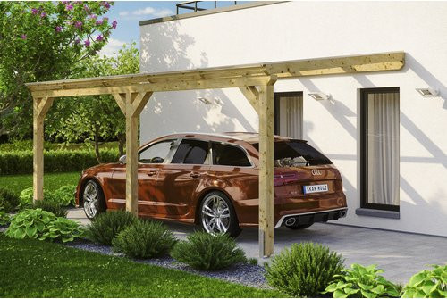 SKANHOLZ Carport Vogtland in Beige, B/T/H: 300 x 541 x 262 cm - Bild 1