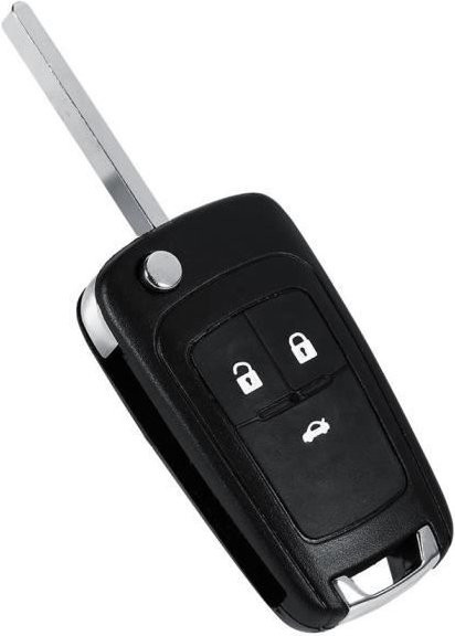 Ersatzgehäuse für 3-Tasten-Schlüssel Fernbedienung für Vauxhall Opel Zafira Astra Insignia Holden von STEL ORA in Grau - Bild 1