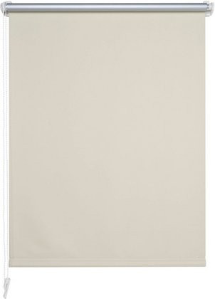 LIEDECO Klemmfix-Rollo verdunkelnd aus Stoff in Beige, B: 90 cm x H: 150 cm - Bild 1