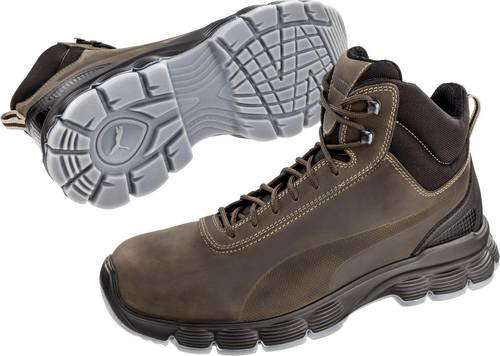 Puma Safety Condor Mid ESD S3 Sicherheitsstiefel aus Nubukleder in Braun, Größe 42 - Bild 1