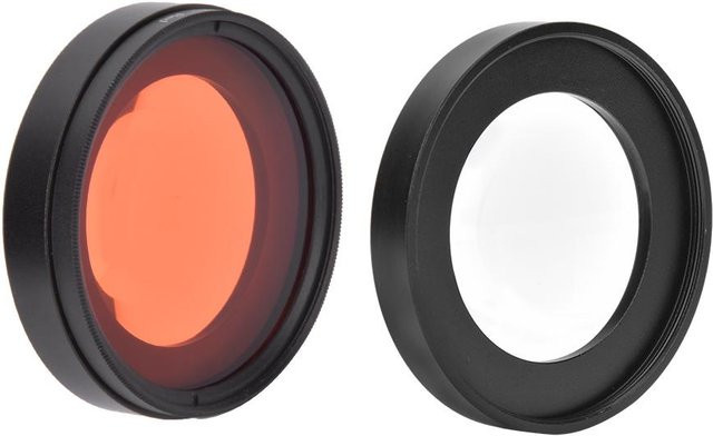 JUNESTAR Optisches Glas Unterwasser Tauchen mit 16X Makro-Objektiv und rotem Filter für GoPro5 Action-Kamera in Orange - Bild 1