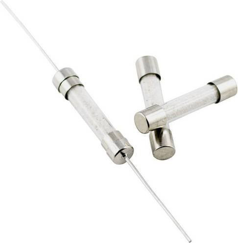 TRU Components Feinsicherung TC-632324 Silber 5A 250V Träge Durchmesser: 6,3 mm, Länge: 32 mm - Bild 1